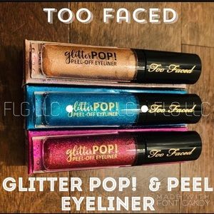 4 Too Faced Glitter Eyeliner Glitter POP!💋 Set